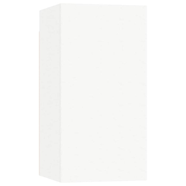 10-tlg. TV-Schrank-Set Weiß Holzwerkstoff