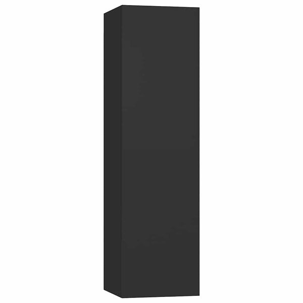 3-tlg. TV-Schrank-Set Schwarz Holzwerkstoff