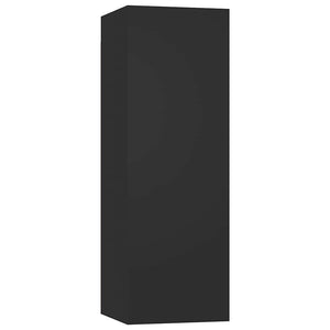 8-tlg. TV-Schrank-Set Schwarz Holzwerkstoff