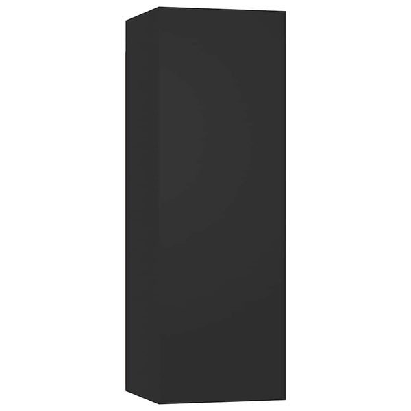 8-tlg. TV-Schrank-Set Schwarz Holzwerkstoff