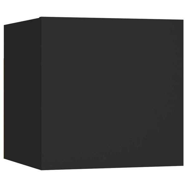 5-tlg. TV-Schrank-Set Schwarz Holzwerkstoff