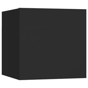 TV-Wandschränke 8 Stk. Schwarz 30,5x30x30 cm