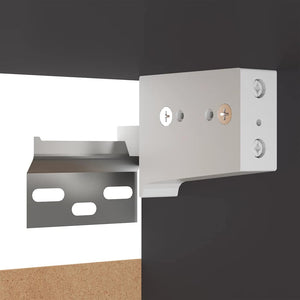 3-tlg. TV-Schrank-Set Grau Holzwerkstoff