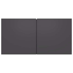 6-tlg. TV-Schrank-Set Grau Holzwerkstoff
