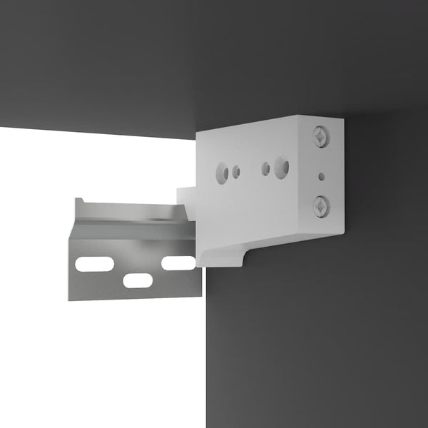 6-tlg. TV-Schrank-Set Grau Holzwerkstoff