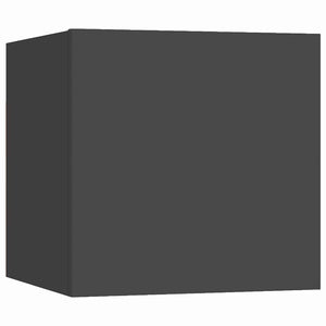 7-tlg. TV-Schrank-Set Grau Holzwerkstoff