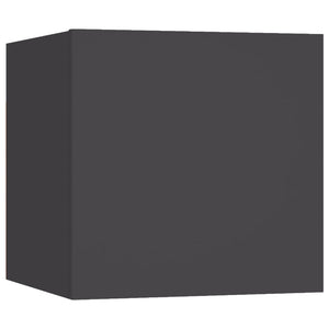 5-tlg. TV-Schrank-Set Grau Holzwerkstoff