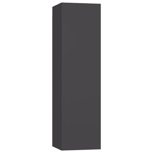 TV-Schränke 4 Stk. Grau 30,5x30x110 cm Holzwerkstoff