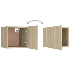 8-tlg. TV-Schrank-Set Sonoma-Eiche Holzwerkstoff