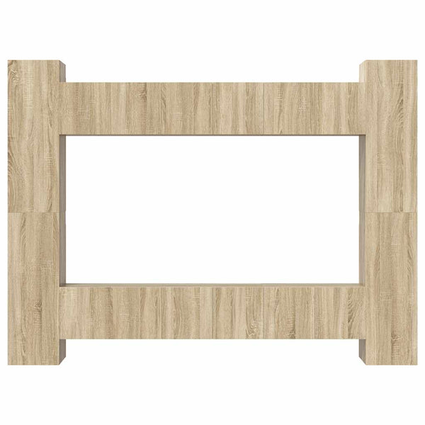 10-tlg. TV-Schrank-Set Sonoma-Eiche Holzwerkstoff