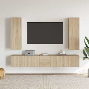 5-tlg. TV-Schrank-Set Sonoma-Eiche Holzwerkstoff