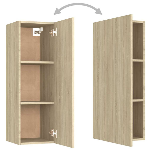 3-tlg. TV-Schrank-Set Sonoma-Eiche Holzwerkstoff