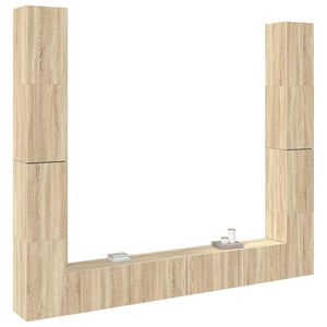 6-tlg. TV-Schrank-Set Sonoma-Eiche Holzwerkstoff