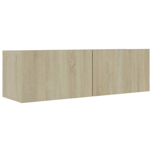 vidaXL Meuble TV 5 pièces Bois d'ingénierie Chêne Sonoma