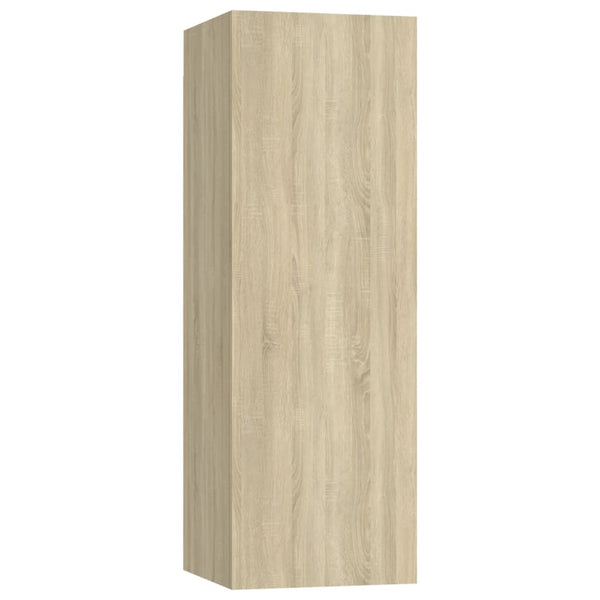 4-tlg. TV-Schrank-Set Sonoma-Eiche Holzwerkstoff