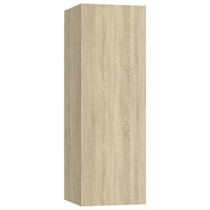 TV-Schränke 4 Stk. Sonoma-Eiche 30,5x30x90 cm Holzwerkstoff