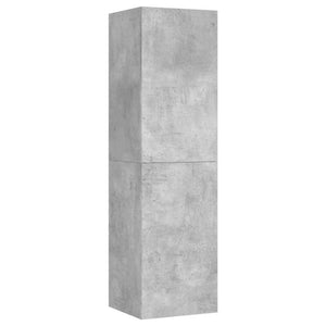 4-tlg. TV-Schrank-Set Betongrau Holzwerkstoff