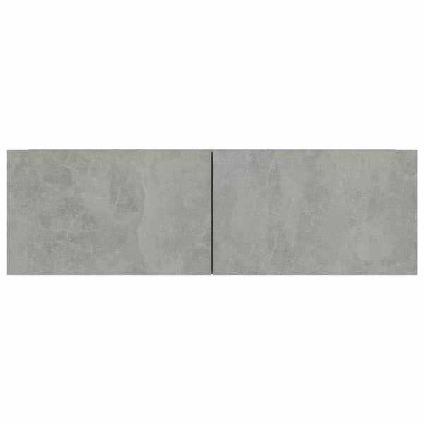 4-tlg. TV-Schrank-Set Betongrau Holzwerkstoff
