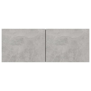 vidaXL Meuble TV 8 pcs Gris béton Aggloméré