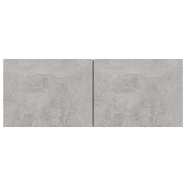 vidaXL Meuble TV 8 pcs Gris béton Aggloméré