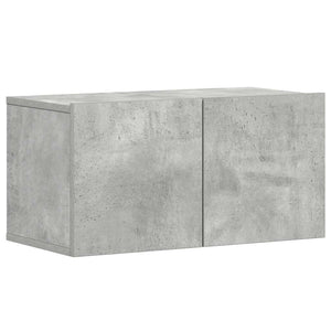 5-tlg. TV-Schrank-Set Betongrau Holzwerkstoff