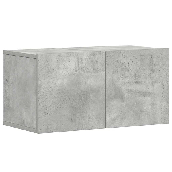 5-tlg. TV-Schrank-Set Betongrau Holzwerkstoff