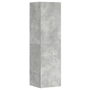 3-tlg. TV-Schrank-Set Betongrau Holzwerkstoff