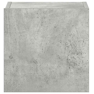 3-tlg. TV-Schrank-Set Betongrau Holzwerkstoff