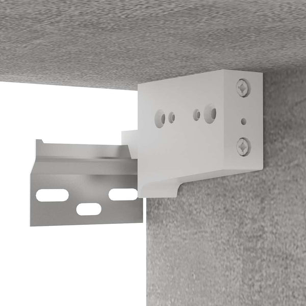 8-tlg. TV-Schrank-Set Betongrau Holzwerkstoff