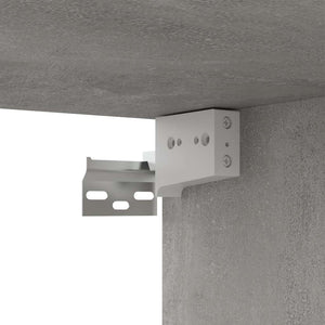 7-tlg. TV-Schrank-Set Betongrau Holzwerkstoff