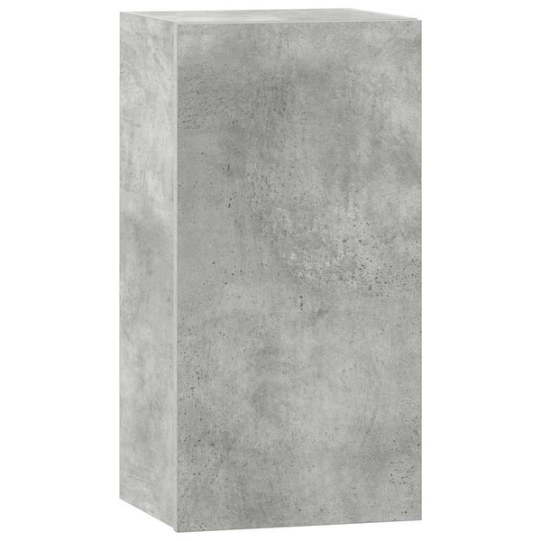 6-tlg. TV-Schrank-Set Betongrau Holzwerkstoff