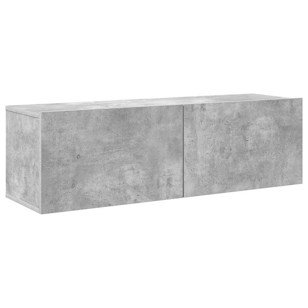 6-tlg. TV-Schrank-Set Betongrau Holzwerkstoff