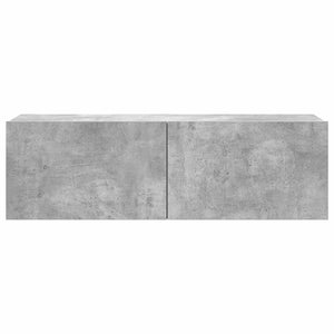 6-tlg. TV-Schrank-Set Betongrau Holzwerkstoff