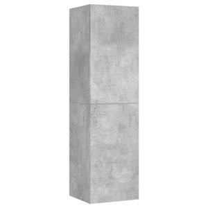 4-tlg. TV-Schrank-Set Betongrau Holzwerkstoff