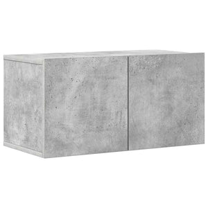 6-tlg. TV-Schrank-Set Betongrau Holzwerkstoff