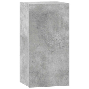 8-tlg. TV-Schrank-Set Betongrau Holzwerkstoff