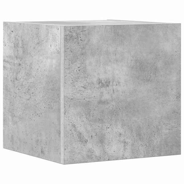 8-tlg. TV-Schrank-Set Betongrau Holzwerkstoff