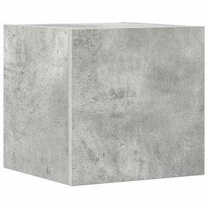 8-tlg. TV-Schrank-Set Betongrau Holzwerkstoff