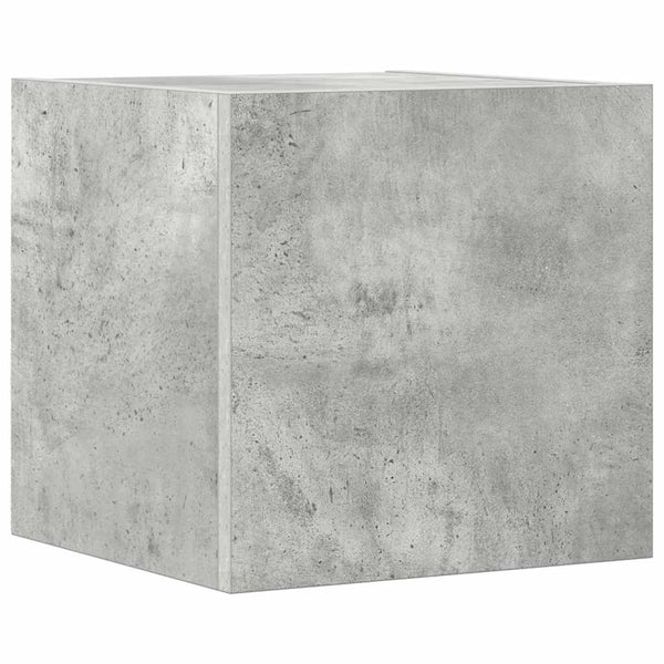 8-tlg. TV-Schrank-Set Betongrau Holzwerkstoff