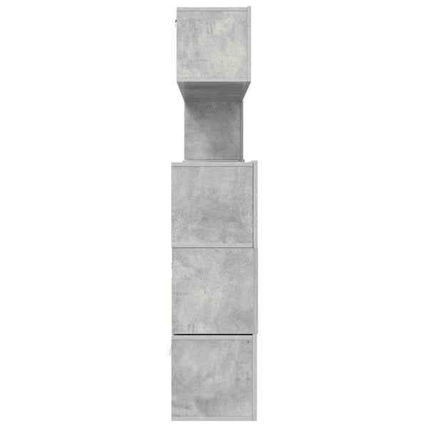 8-tlg. TV-Schrank-Set Betongrau Holzwerkstoff