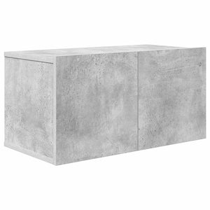 10-tlg. TV-Schrank-Set Betongrau Holzwerkstoff