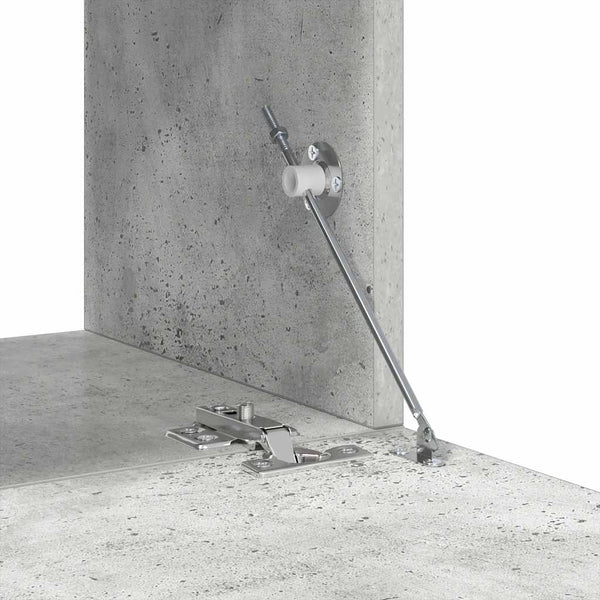 10-tlg. TV-Schrank-Set Betongrau Holzwerkstoff