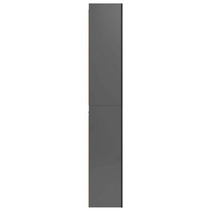 10-tlg. TV-Schrank-Set Hochglanz-Grau Holzwerkstoff