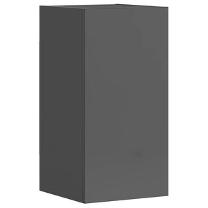 5-tlg. TV-Schrank-Set Hochglanz-Grau Holzwerkstoff