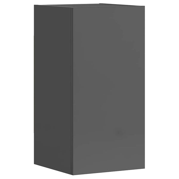 5-tlg. TV-Schrank-Set Hochglanz-Grau Holzwerkstoff