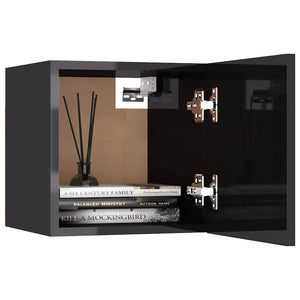 7-tlg. TV-Schrank-Set Hochglanz-Grau Holzwerkstoff
