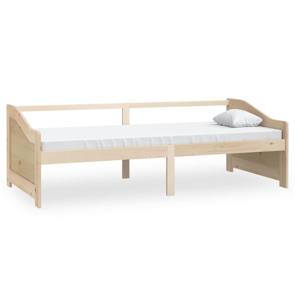 vidaXL Lit de repos 3 places en pin massif 90x200 cm