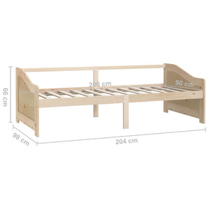Tagesbett Kiefer massiv 90x200 cm