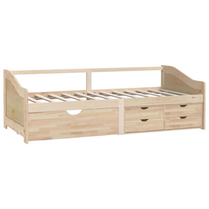 Tagesbett Kiefer Massivholz 90x200 cm mit Schubladen