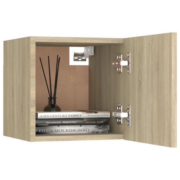 Nachttisch Sonoma-Eiche 30,5x30x30 cm Holzwerkstoff